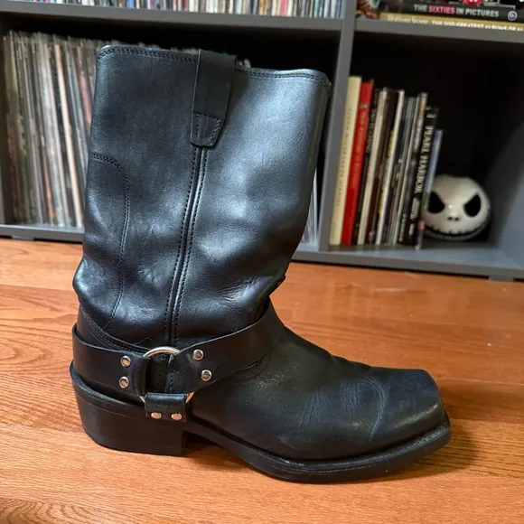 Durango Mens Harness Motorcycle boots size 11D Black