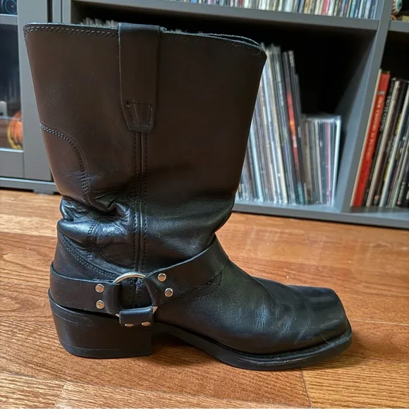 Durango Mens Harness Motorcycle boots size 11D Black