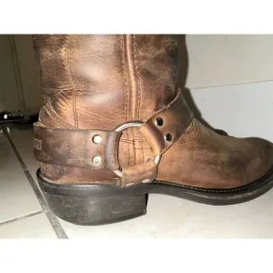 Durango‎ mens motorcycle boots crossroad  brown leather harness size 9.5 DB594