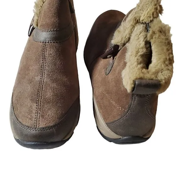 Easy Spirit Explore 24 Brown Ankle Boots NIB