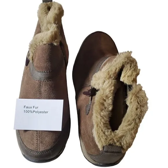 Easy Spirit Explore 24 Brown Ankle Boots NIB