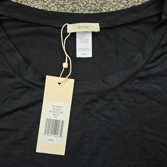 Eberjey Gisele TENCEL™ Modal Slouchy PJ Top NEW size XS
