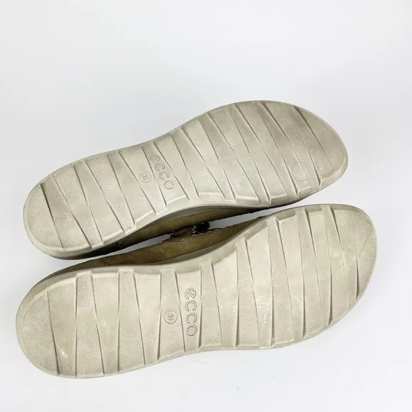 Ecco Cayla Womens Mary Jane Comfort Shoes Crisscross Navajo Brown Leather 40