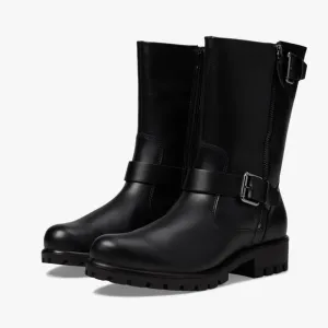 Ecco Modtray Moto Boots 5.5 36 Black NWOT Leather Ankle Booties Biker Grunge 90s