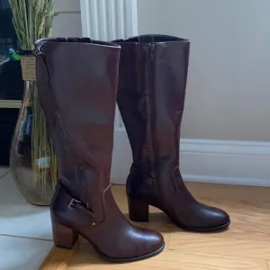 Ecco Shape 55 Block Heel Boots.