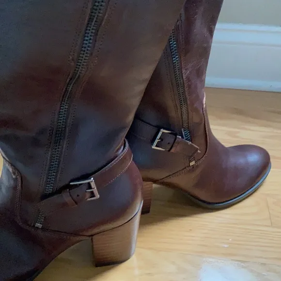 Ecco Shape 55 Block Heel Boots.