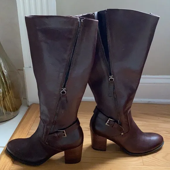 Ecco Shape 55 Block Heel Boots.