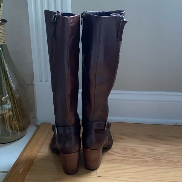 Ecco Shape 55 Block Heel Boots.