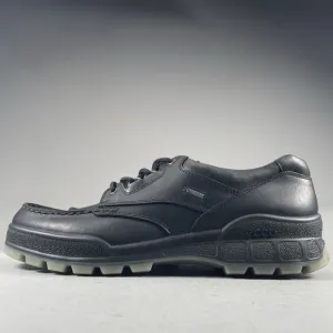 ECCO Track 25 Low Men EU 49 US 15 Gore-TEX Black Leather Waterproof Hiking Shoes