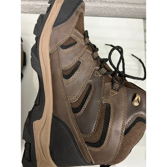 Eddie Bauer Fairmont Men Brown Waterproof Hiking Boots Size 11