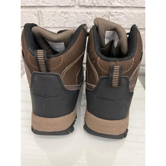 Eddie Bauer Fairmont Men Brown Waterproof Hiking Boots Size 11