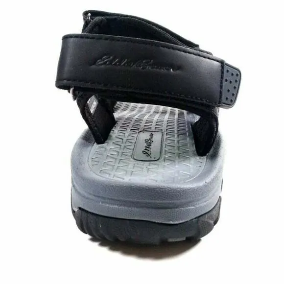 Eddie Bauer Men's Nick Hiking Summer Black Straps Sandals Shoes 13M New