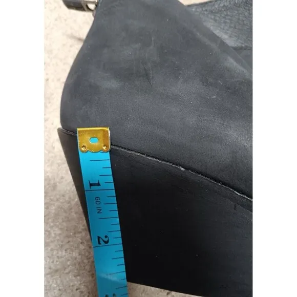Eileen Fisher Nelson Bootie Women's US 8.5 Black Leather Back Zip Ankle Boots