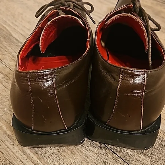 Elegant Brown Leather Men's Shoes