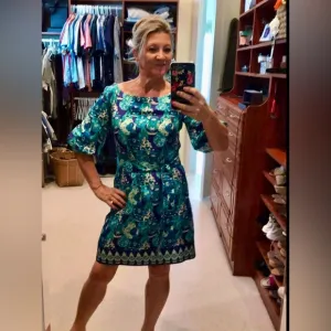 Elegant Lilly Pulitzer Sandpiper Dress Chinoiserie Ginger Jar size 2