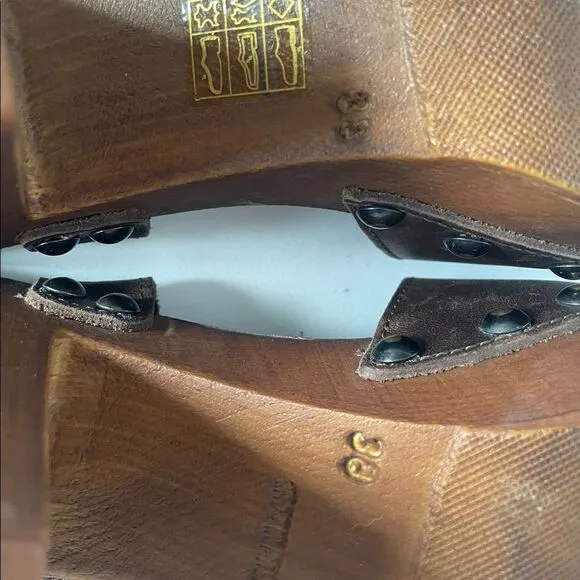 Emporio De Formentera sabot shoes size 38, leather