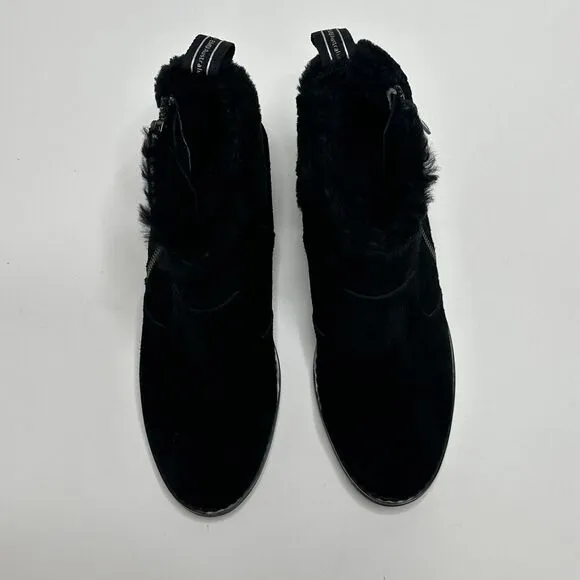 EMU Australia Merck W12400 Ankle Boots Black Womens Size 7 Suede