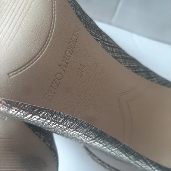 ENZO ANGIOLINI 7 Finton Metallic Leather  Pumps