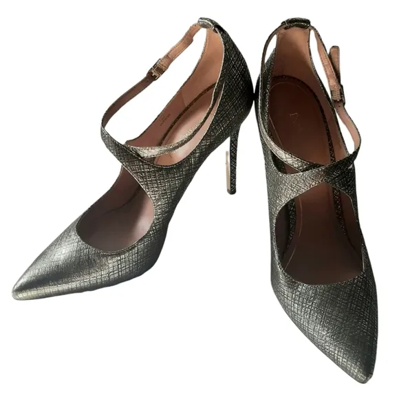 ENZO ANGIOLINI 7 Finton Metallic Leather  Pumps