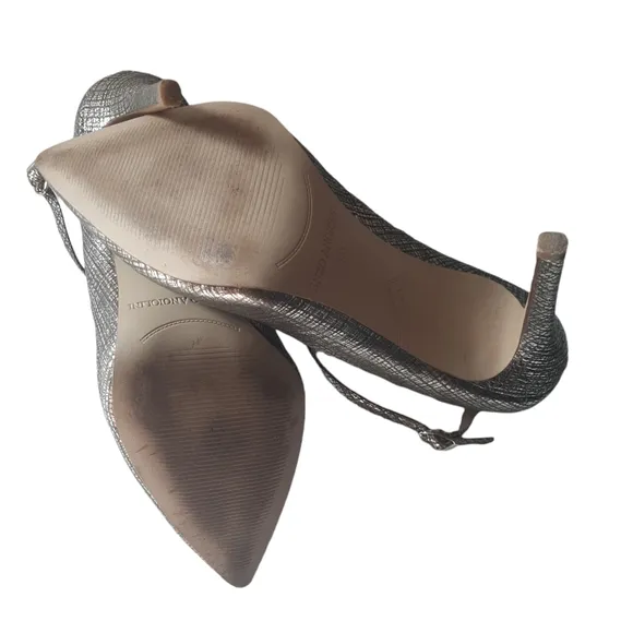 ENZO ANGIOLINI 7 Finton Metallic Leather  Pumps