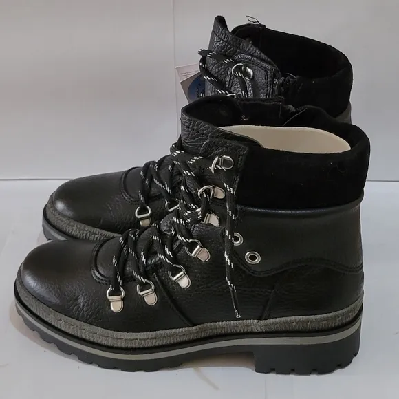Eric Michael‎ Black Leather Cynthia Women's Boots