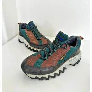 Etonic Dri-Summit Gore-Tex Hiking Boots Low Top Laces Shoes Teal Brown Men's 8
