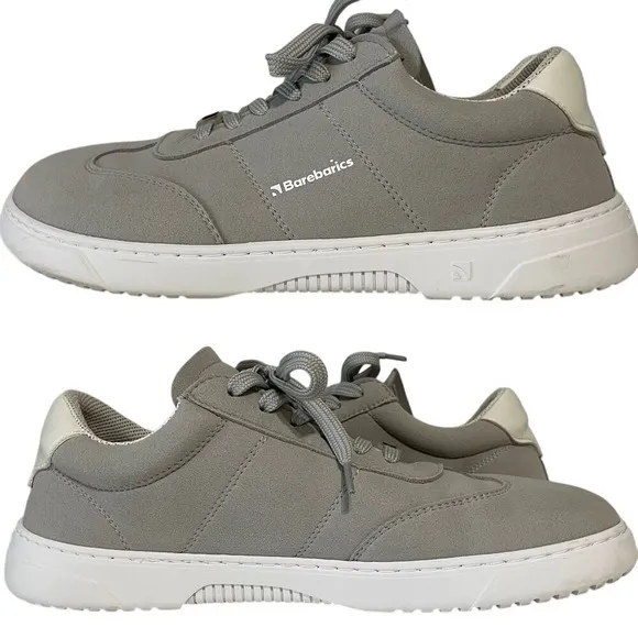 EUC Barebarics Pulsar Barefoot Sneaker Gray EU39 Vegan Unisex Barefoot‎ Shoe