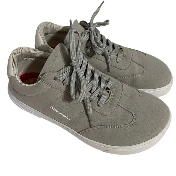EUC Barebarics Pulsar Barefoot Sneaker Gray EU39 Vegan Unisex Barefoot‎ Shoe