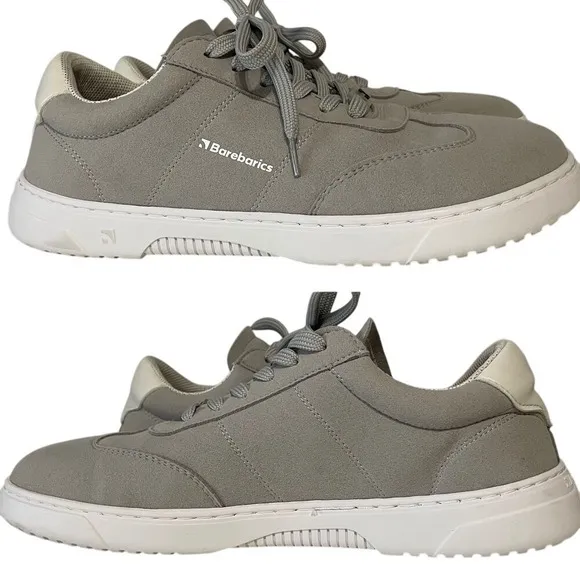 EUC Barebarics Pulsar Barefoot Sneaker Gray EU39 Vegan Unisex Barefoot‎ Shoe