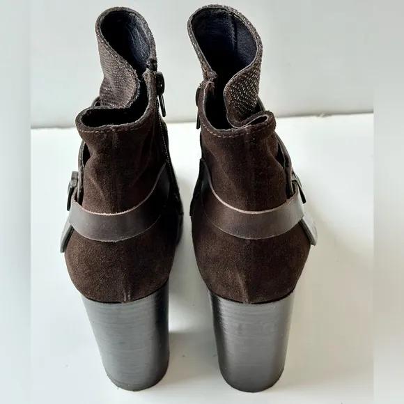 EUC Cinque Lampade Firenze Ankle Boots, Italy, brown, size 41 (US 10.5)