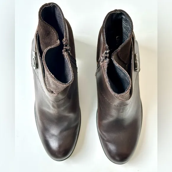 EUC Cinque Lampade Firenze Ankle Boots, Italy, brown, size 41 (US 10.5)