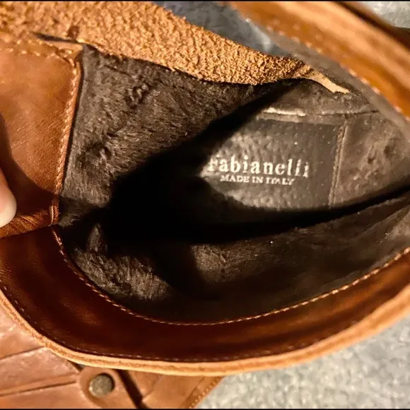 Fabianelli Italian Leather Ankle Booties/ Boots