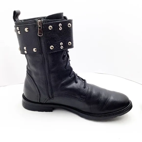 {Fabianelli} Studded Moto  Boots