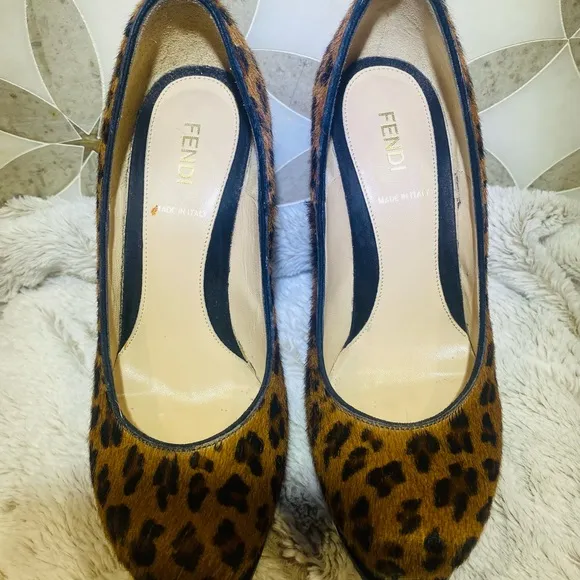 Fendi Cheetah Print Pumps