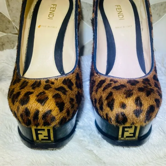 Fendi Cheetah Print Pumps