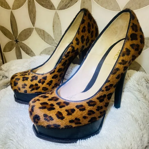 Fendi Cheetah Print Pumps