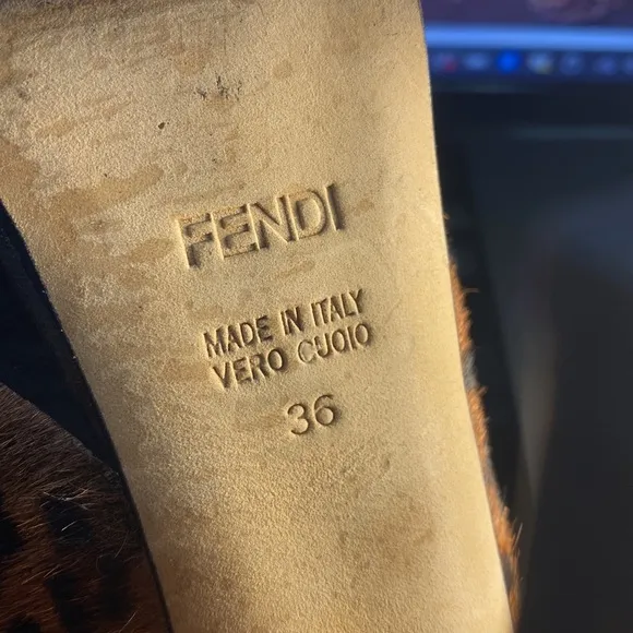 Fendi Cheetah Print Pumps