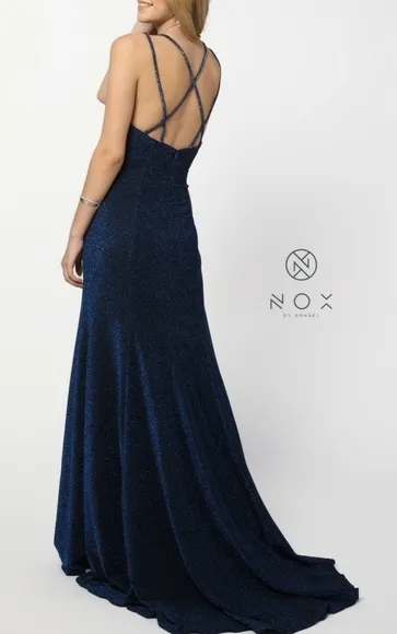 Fitted formal gown,evening prom pageant dress