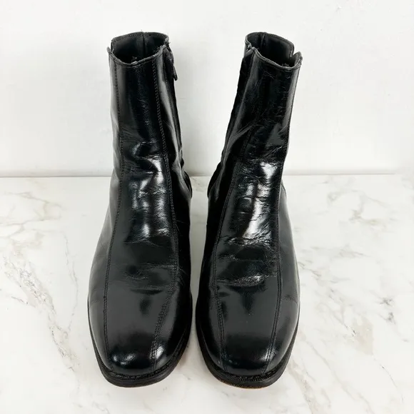 Florsheim Men's Regent Black Motorcycle Boots Sz 8 3E