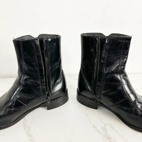 Florsheim Men's Regent Black Motorcycle Boots Sz 8 3E