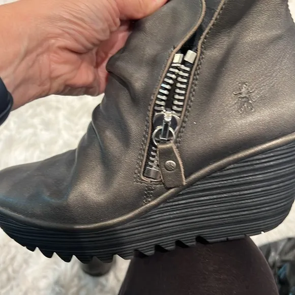 Fly London wedge boots