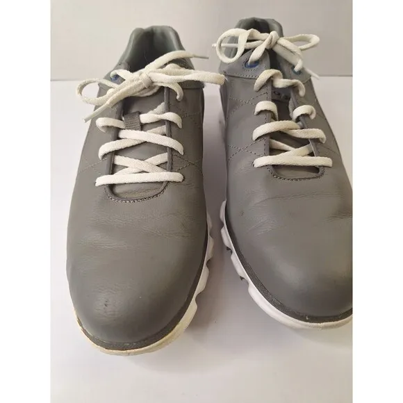 Footjoy Pro SL Leather Gray Golf Shoes Men's Sz 8.5M 53270 Spikeless Golf Shoes