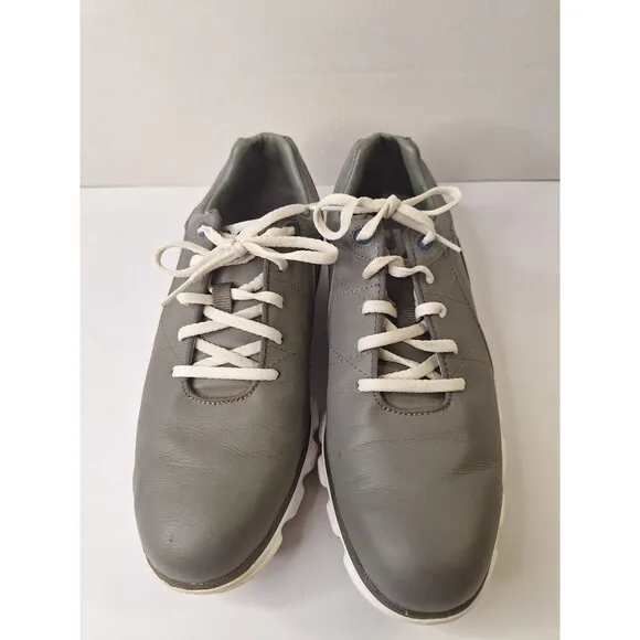 Footjoy Pro SL Leather Gray Golf Shoes Men's Sz 8.5M 53270 Spikeless Golf Shoes