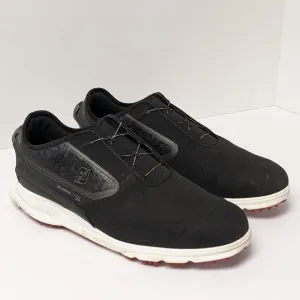 FootJoy Superlites XP Golf Shoes, Black, Men's 11 Wide