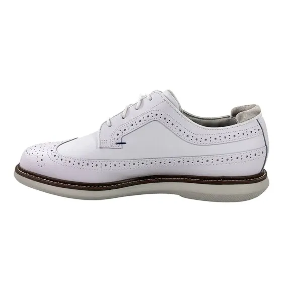 FootJoy Traditions Mens Wing Tip Golf Shoes Size 11 W White 57910 NEW