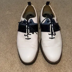 Footjoy x Todd Snyder LE Premiere Packard - White and Blue Golf Shoes - 10W