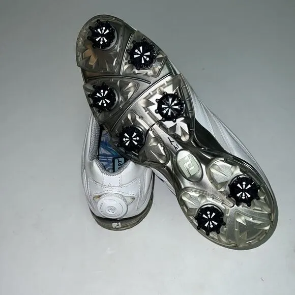 Foot Joy White BOA Closure, waterproof golf shoes Size 8N A19