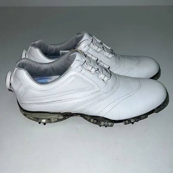 Foot Joy White BOA Closure, waterproof golf shoes Size 8N A19