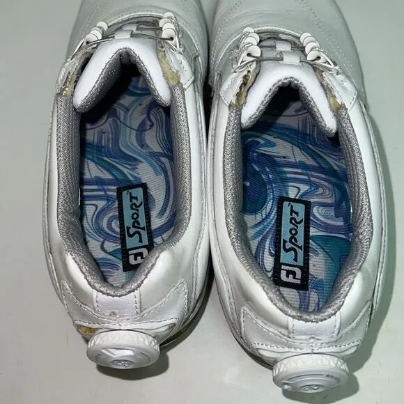 Foot Joy White BOA Closure, waterproof golf shoes Size 8N A19