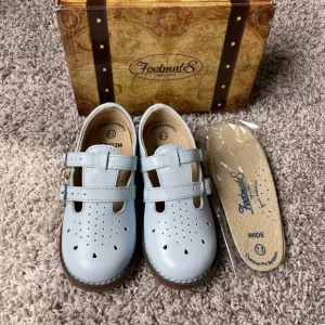 Footmates Blue Danielle Shoes Size 7.5